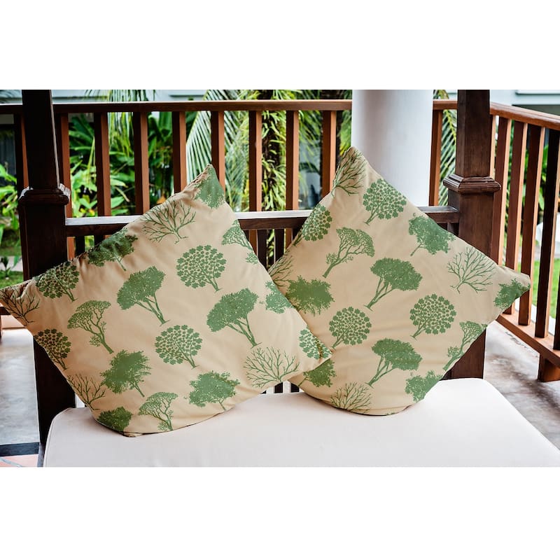 Field of Trees Fall Indoor/Outdoor Throw Pillow