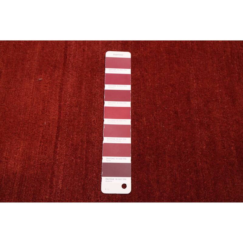 ECARPETGALLERY Hand-knotted Opulence Red Silk, Wool Rug - 8'0 x 10'0