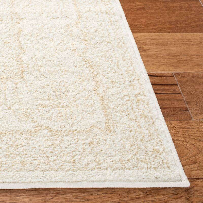 SAFAVIEH Adirondack Cheyenne Rustic Oriental Medallion Rug - 2'6" x 8' Runner - Ivory/Beige