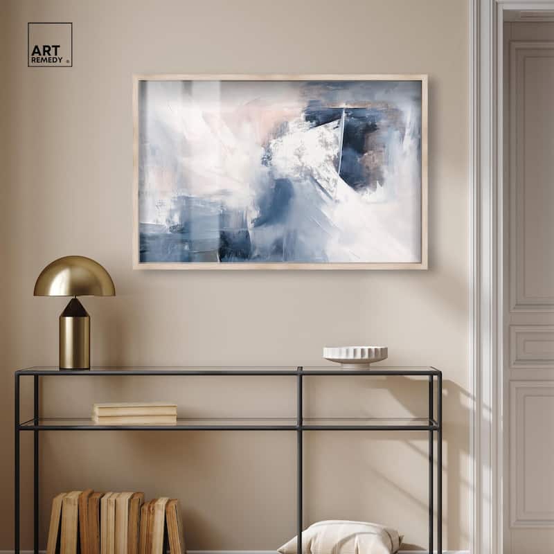 Blue Rapture II Shadowbox by Art Remedy