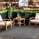 preview thumbnail 46 of 71, Nuloom Wynn Braided Indoor/Outdoor Area Rug 2' x 3' - Charcoal - Runner