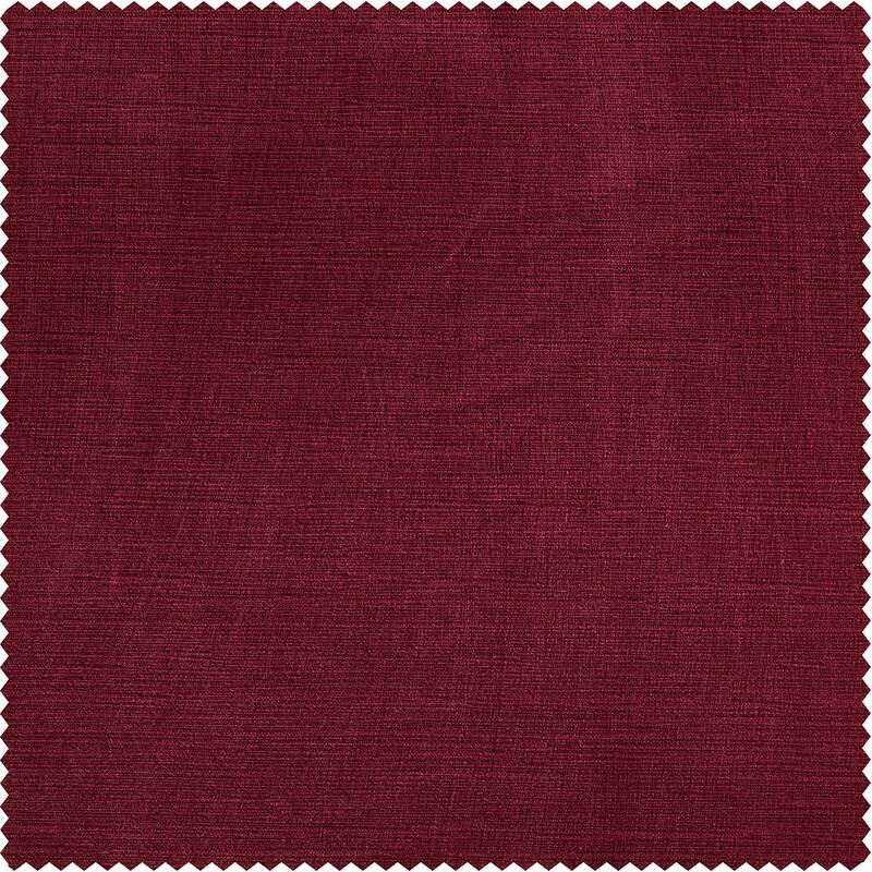 Exclusive Fabrics Ravello Burnout Velvet Curtains (1 Panel) Room Darkening Curtains For Bedroom & Living Room Curtains