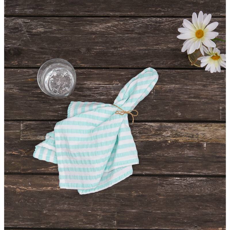 Seersucker Striped Napkins Set of 6