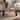 GDFStudio - Rustic Herringbone Round Coffee Table with Solid Wood Top and Tapered Legs