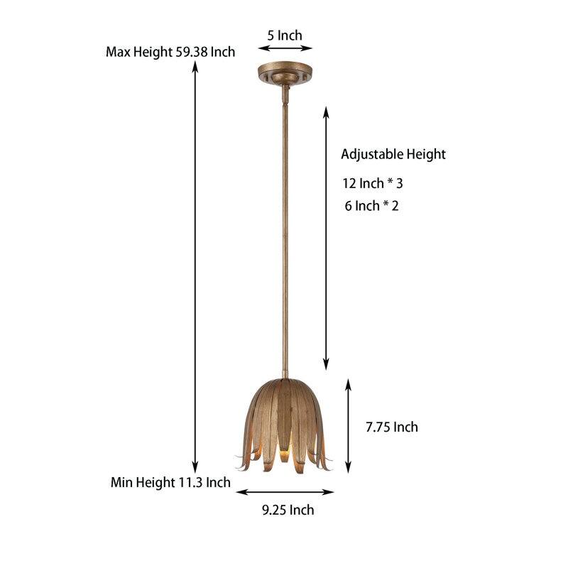 Acroma - 1 Light Dome Dimmable Single Pendant - N/A