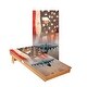 preview thumbnail 1 of 3, American Flag With Jet Cornhole Boards NO Bags - Add Board Lights