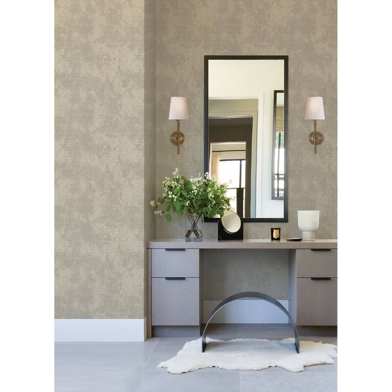 A-Street Prints Caihon Bronze Sisal Grasscloth Wallpaper