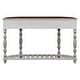 preview thumbnail 9 of 42, Vintage Curved Console Table Sofa Table Entryway Table with 4 Drawers and Bottom Shelf
