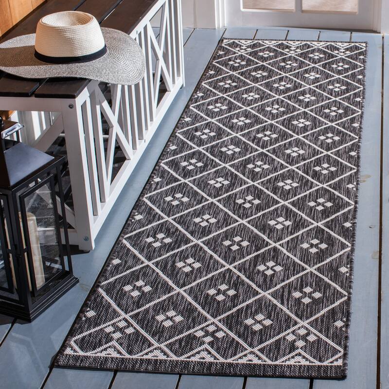 SAFAVIEH Courtyard Mauriceta Indoor/ Outdoor Waterproof Patio Backyard Rug
