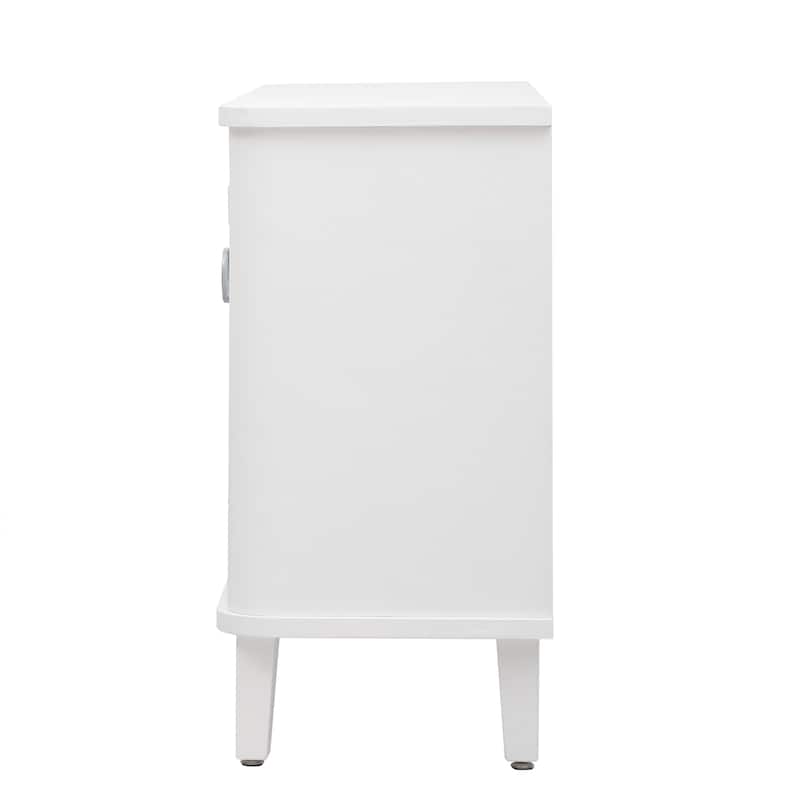 Simple Cabinet with Three Doors,Adjustable