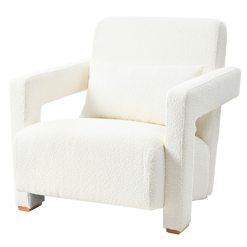Dawson Modern Boucle Accent Chair by Christopher Knight Home