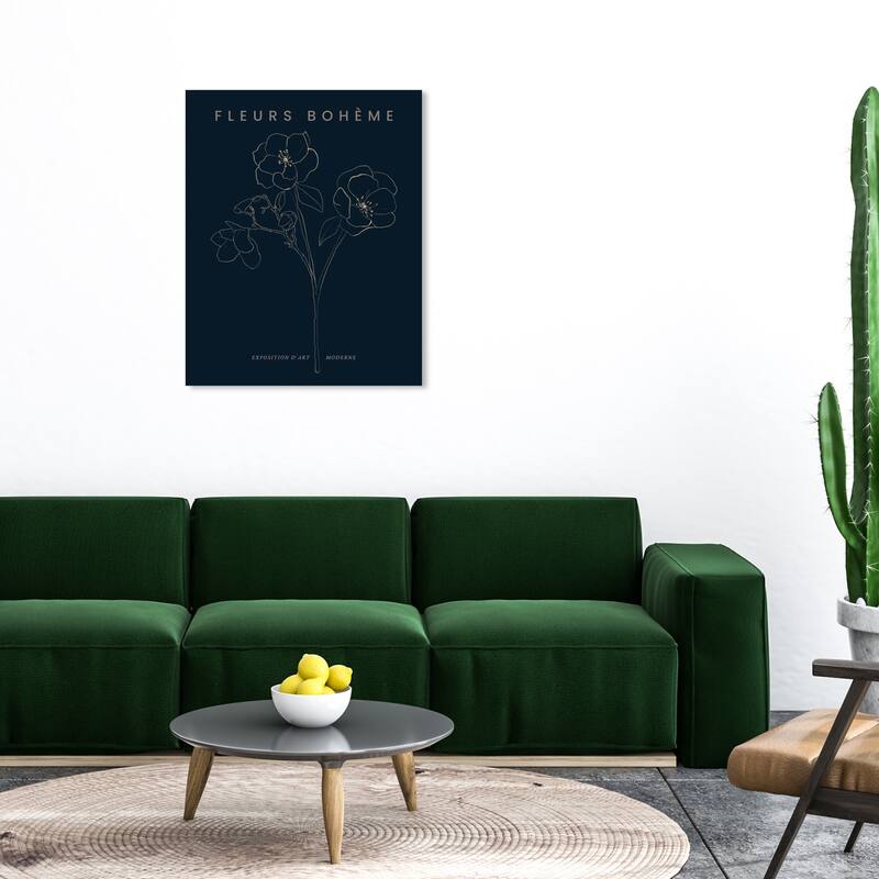Wynwood Studio Canvas Floral and Botanical Fleurs Boheme Moderne Wall Art Canvas Print - 30 x 36