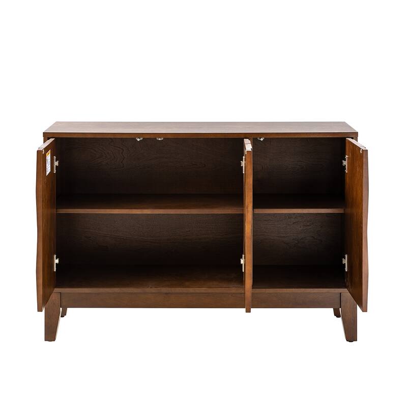 Glenda Contemporary Versatile Adjustable Shelf Storage Cabinet By HULALA HOME