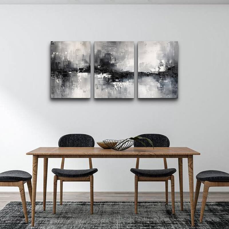 Black and White Wall Painting