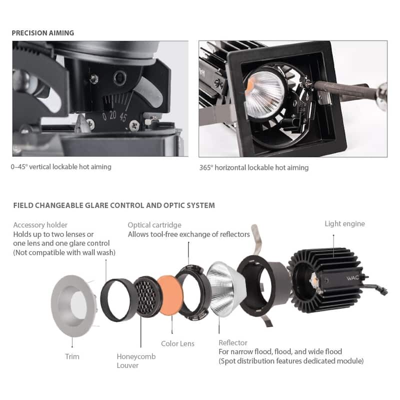 WAC Lighting Volta 2" Shallow Regressed Downlight with LED Light
