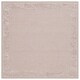preview thumbnail 38 of 37, SAFAVIEH Handmade Glamour Julijeta Border Viscose Rug 6' Square - Beige - Square