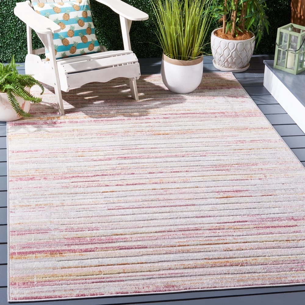 SAFAVIEH Cabana Robbi Indoor/ Outdoor Stripe Rug