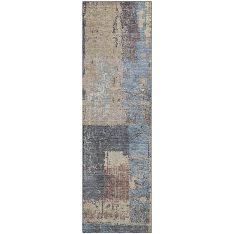 Premium Washable Super Soft Contemporary Geo Mayfield Rug