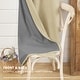 preview thumbnail 84 of 95, Deconovo Faux Linen Total Blackout with Coating Curtains (2 Panel)