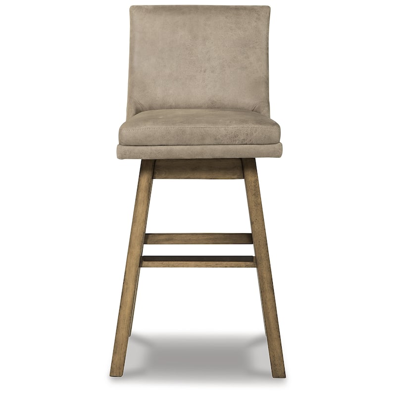 Signature Design by Ashley Tallenger Upholstered Swivel Stool (Set of 2)