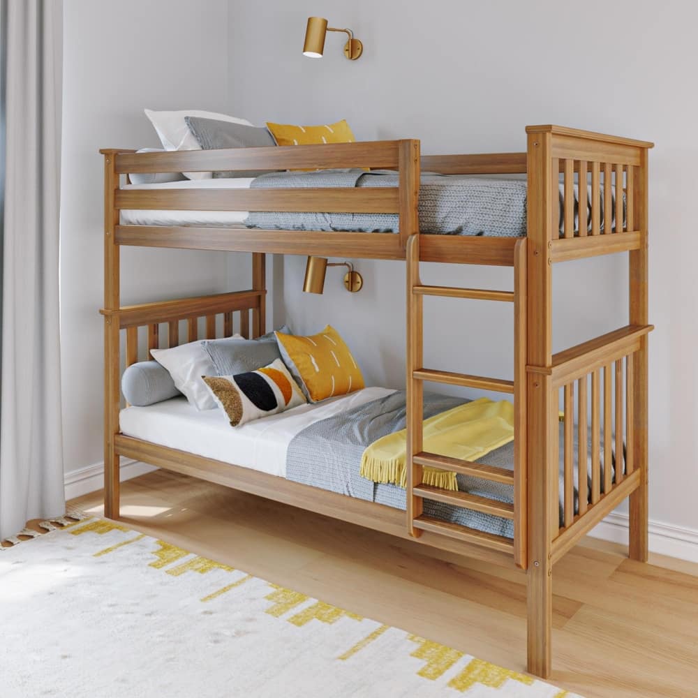 Max and Lily Twin over Twin Solid Wood Bunk Bed