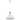 Phoenix 1 Light Large Pendant Matte White with Burnished Brass