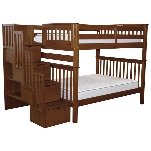 Double outlet step cot