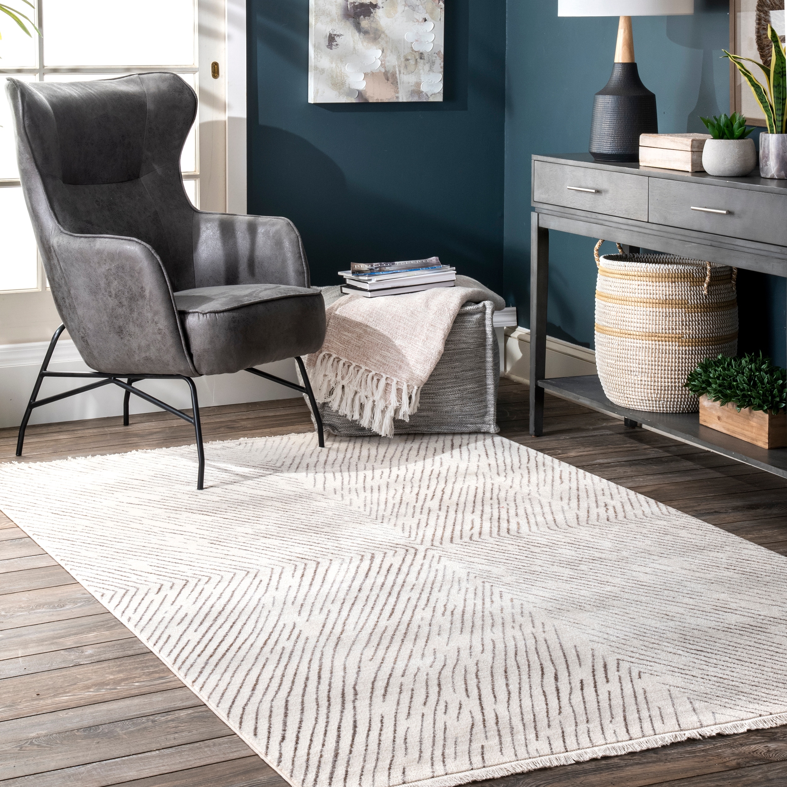 Nuloom Jazlyn Broken Chevrons Area Rug