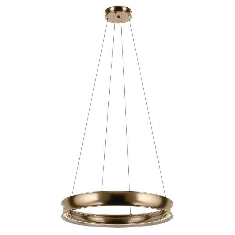 Larousse 29.5 Inch LED Chandelier in Champagne Bronze