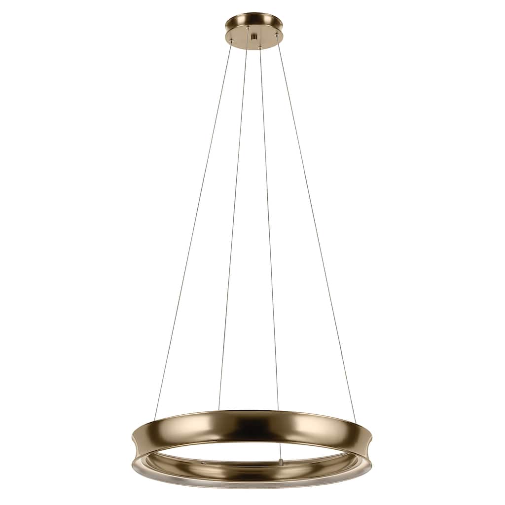 Larousse 29.5 Inch LED Chandelier in Champagne Bronze