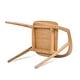 preview thumbnail 7 of 5, Simeon 21" Sculpted Oak Wood Dining Chair