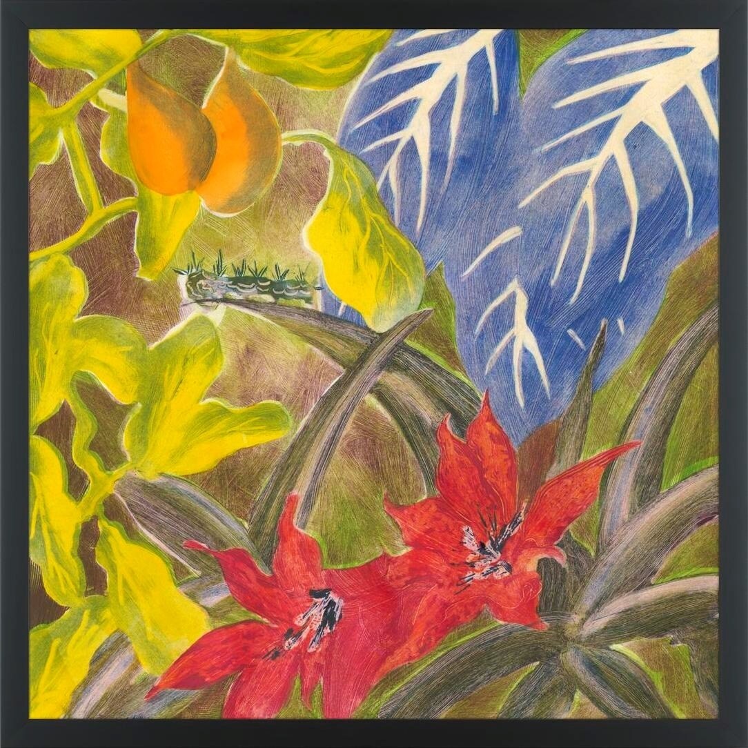 Shop Easy Art Prints Carolyn Roth S Tropical Monotype I Premium