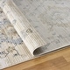 preview thumbnail 8 of 9, KALATY Chateau Cream Floral Lattice Area Rug