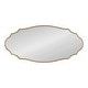 preview thumbnail 46 of 70, Kate and Laurel Leanna Scalloped Oval Wall Mirror