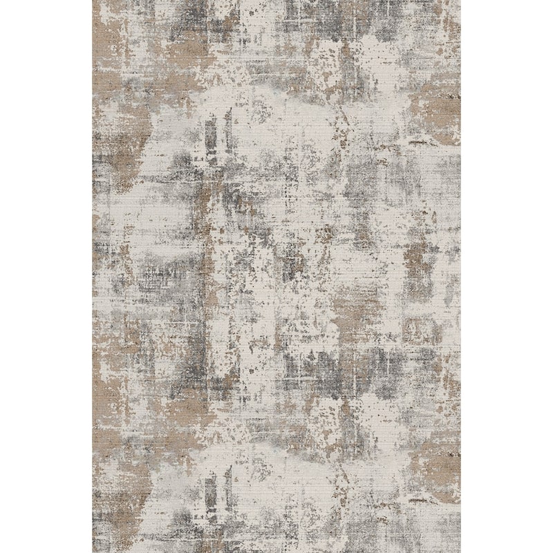 HomeRoots Abstract Contemporary Runner Area Rug - 10' Runner