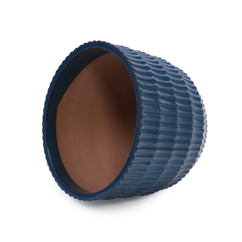 Handmade Terra Cotta Ceramic Planter Breathable Clay Drainage Holes