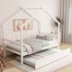 preview thumbnail 5 of 49, Roof styled wooden bed with trundle