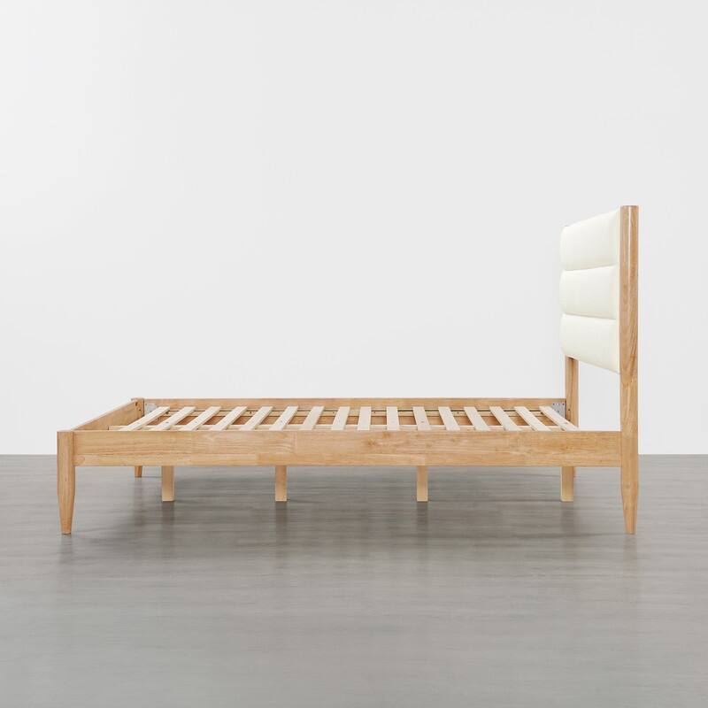 Mason Upholstered Platform Bed Frame with Headboard