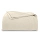 preview thumbnail 11 of 76, Microfleece Blanket Soft, Lightweight, Plush All-Season Throw Twin - Winter White