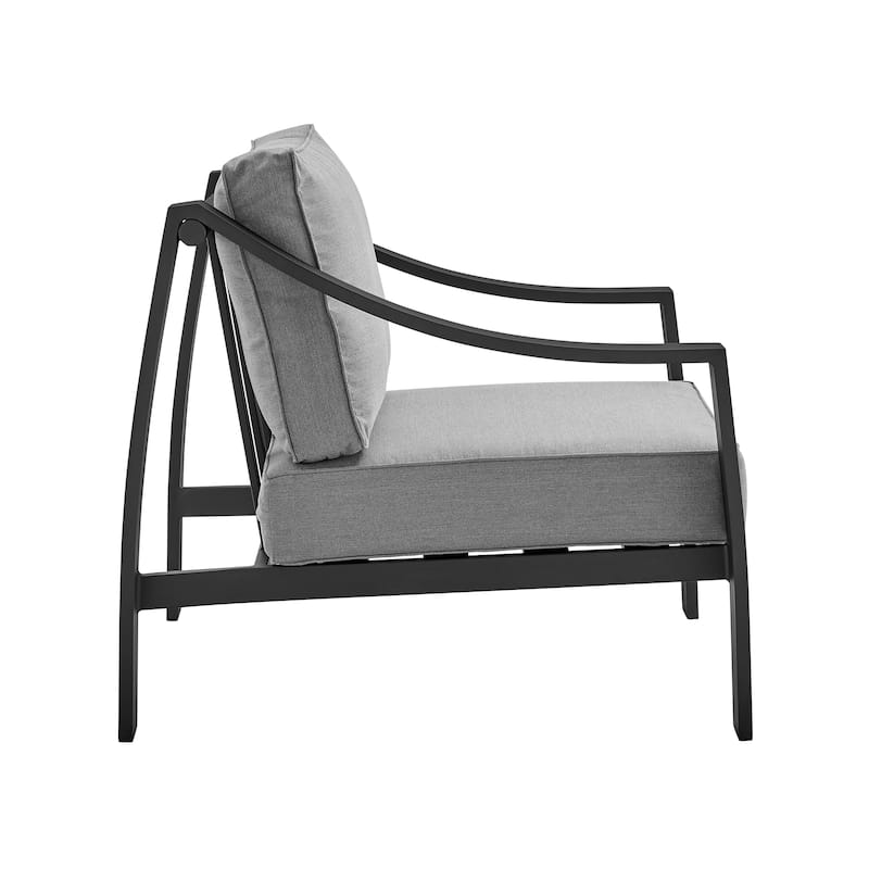 Koda Modern Aluminum Outdoor Chair with Cushions