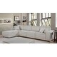 preview thumbnail 1 of 1, Copper Grove Doetinchem Beige Linen Long Sofa with Reversible Chaise