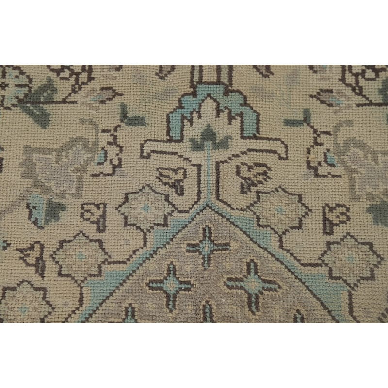 Tabriz Vintage Persian Area Rug Handmade Traditional Wool Carpet - 8'3" x 11'2"
