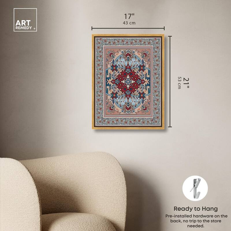 Ornamental bloom Canvas by Art Remedy