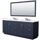 Option Dark Blue / Giotto Quartz Top / Brushed Nickel