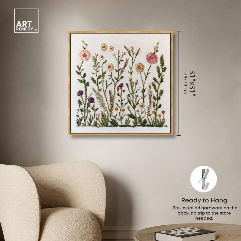 Wildflower Patch III Canvas by Art Remedy