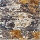 preview thumbnail 1 of 4, Livabliss Tuscany Industrial Abstract Area Rug Brown/Blue - 7'10" x 7'10" Square