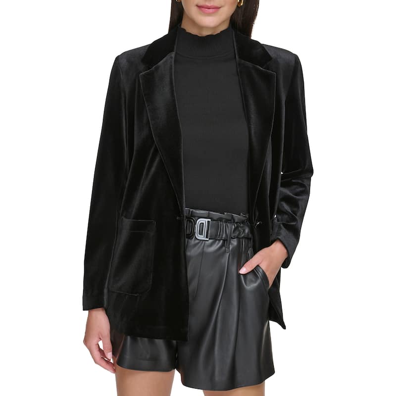 DKNY Velvet Blazer