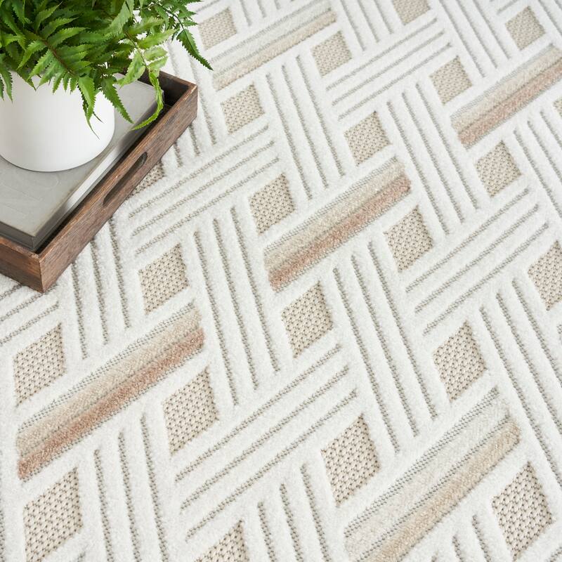 Nourison Casual Indoor only Abstract Area Rug