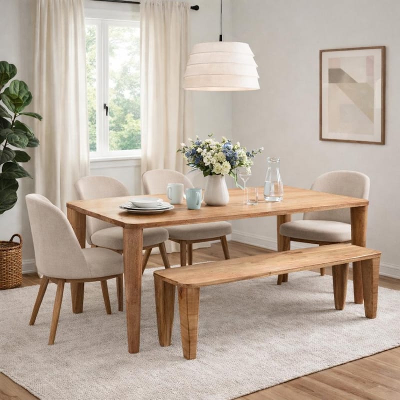 Canyon Solid Wood Dining Bench - 60"