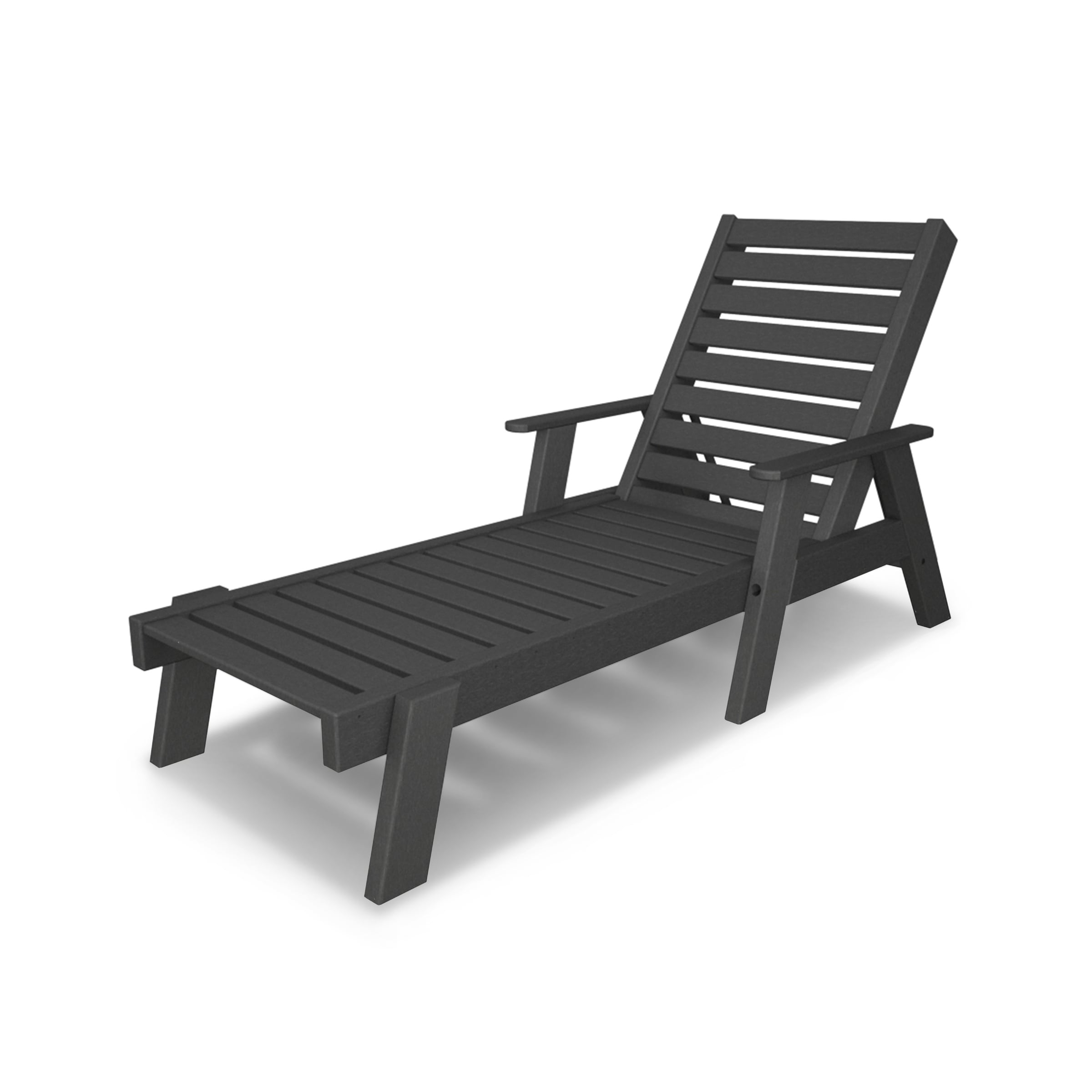 Polywood chaise lounge with arms hotsell